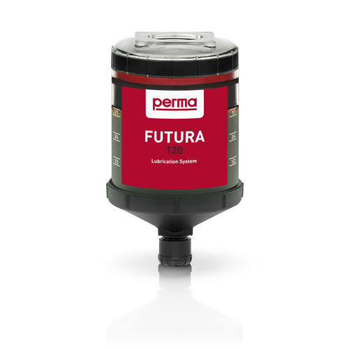 Einzelpunkt-Schmierstoffgeber - FUTURA - perma-tec GmbH & Co. KG - elektrochemisch / für Wälzlager / Ketten