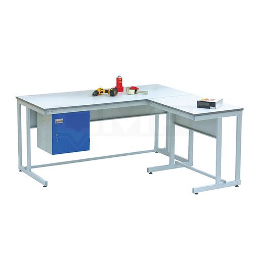 Stahl-Werkbank - BC84 series  - Quality Metal Products - mit Schublade