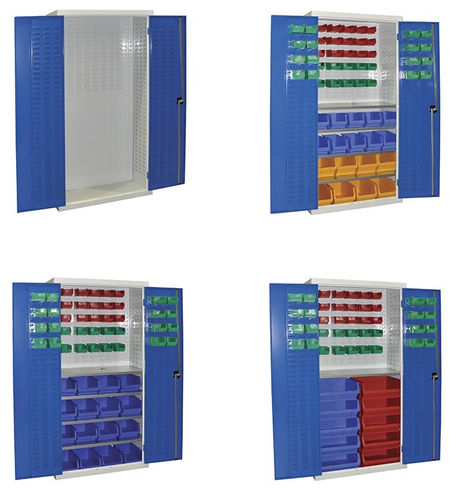 Lagerschrank - CYD189xxxBX - Quality Metal Products - bodenstehend / Fachböden / mit Tür