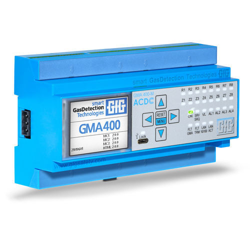 Mehrkanal-Gaswarnzentrale - GMA400 - GfG - Gesellschaft für Gerätebau mbH - mit LCD-Anzeige