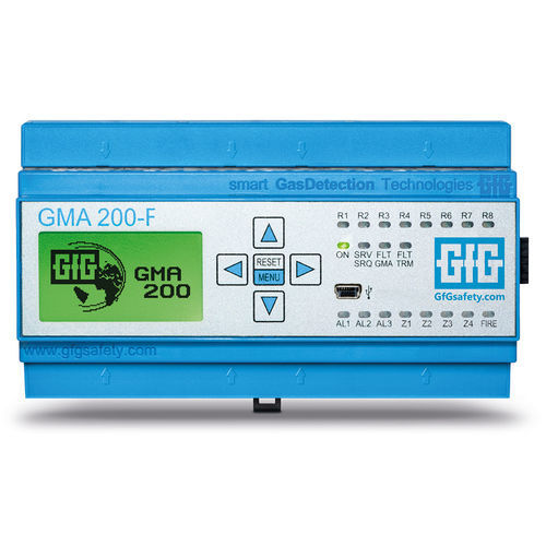 Adressierbare Gaswarnzentrale - GMA200-F - GfG - Gesellschaft für Gerätebau mbH - zur Hutschienenmontage / programmierbar / Mehrkanal
