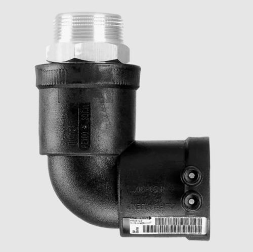 Hydraulikanschluss - WUN 90 - Aliaxis - Gewinde / 90°-Winkel / PE
