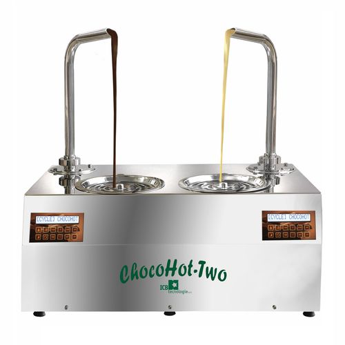 Gießmaschine für Kekse - CHOCOHOT TWO - icb tecnologie srl - Schokoladen / fur Glasur / Doppelkopf