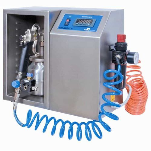 Mikrospritzanlage - SPRAYCHOC MICRO - icb tecnologie srl - stationär / für Flüssigkeiten / pneumatisch
