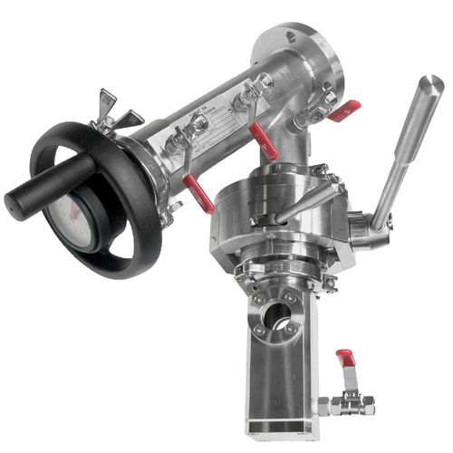 Kolbenventil - 125OEL  - FAMAT - mit Handrad / zur Probenahme / Titan