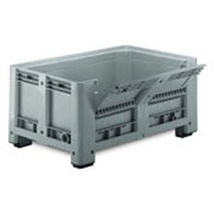 Kunststoff-Palettenbox - 1090 CA - capp plast srl - Lager / Industrie / mit Deckel