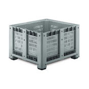Kunststoff-Palettenbox - 1091 F - capp plast srl - Landwirtschaft / mit Deckel / durchbrochen