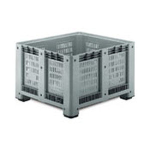 Kunststoff-Palettenbox - 1091 P - capp plast srl - Lager / mit Deckel / durchbrochen