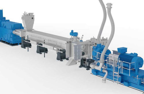 Doppelschneckenextruder - ZSK MEGAcompounder - Coperion - Aufbereitung / für HDPE / für LDPE