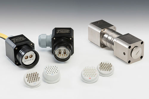 Modularer Steckverbinder - ODU DOCK® Silver-Line - ODU GmbH & Co. KG - Daten / Stromversorgung / geschweißt
