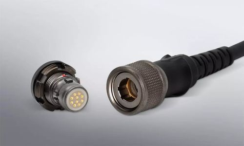 Runder Steckverbinder - ODU AMC® Easy-Clean - ODU GmbH & Co. KG - Daten / Stromversorgung / broche Pogo