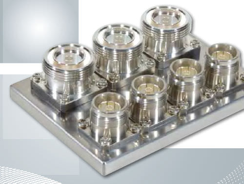 Hybrid-Steckverbinder - 4.3 - 10 series - Spinner - koaxial / DIN / zirkulär