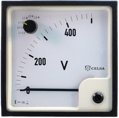 Wechselspannungs-Messinstrument - EQ SWT-6 - CELSA MESSGERATE ESPAÑA S.L. - AC-Strom / elektrisch / mechanisch