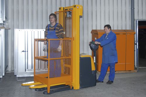 Gitterkorb für die Wartung von oben - MB-I series - Bauer - für Gabelstapler