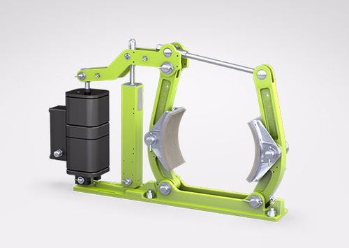 Trommelbremse - EBN series - DELLNER BUBENZER Germany GmbH - Federdruck / manuelle Lockerungssteuerung / einstellbar