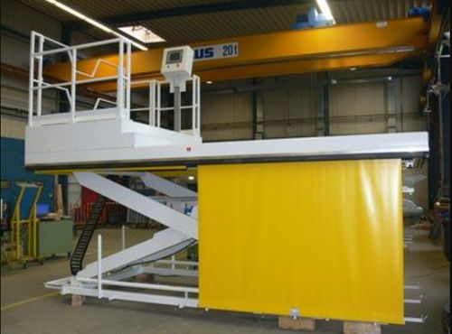 Scherenhubtisch - LAWECO - Säulen / elektrisch / mobil