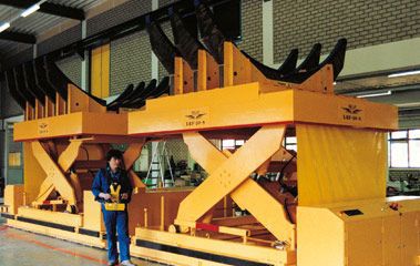 Hubsystem für Transport - LAWECO - für Montagestraßen / für Flugzeugbau / für Flugzeugrumpf