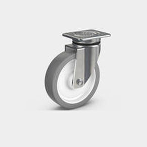Lenkrolle - PEVOTHAN® - RÄDER-VOGEL RÄDER- UND ROLLENFABRIK GMBH & CO. KG - mit Grundplatte / mit Kugellager / für Schwerlasten