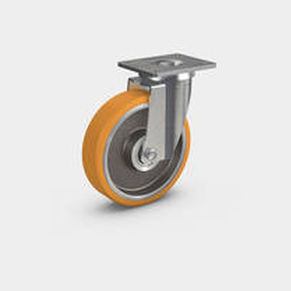 Laufflächen-Rad - PEVOPUR® 178 PUR - RÄDER-VOGEL RÄDER- UND ROLLENFABRIK GMBH & CO. KG - Stahl / Kugel / Kugellager