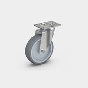 Lenkrolle - RÄDER-VOGEL RÄDER- UND ROLLENFABRIK GMBH & CO. KG - mit Grundplatte / mit Kugellager / Stahl