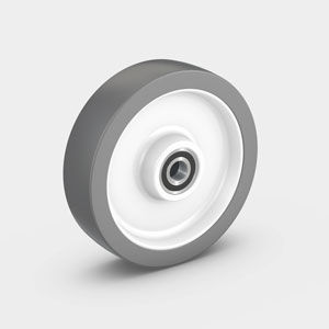 Laufflächen-Rad - PEVOTHAN® - RÄDER-VOGEL RÄDER- UND ROLLENFABRIK GMBH & CO. KG - Polyurethan / für schwere Lasten / nichtkreidend