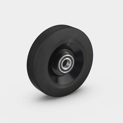 Einteiliges Rad - RÄDER-VOGEL RÄDER- UND ROLLENFABRIK GMBH & CO. KG - Polyurethan / für Materialumschlag / elastisch