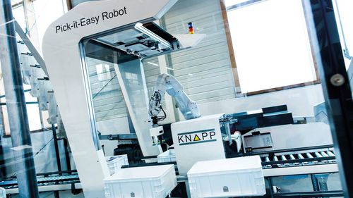 Knickarmroboter - KNAPP - Pick-and-Place
