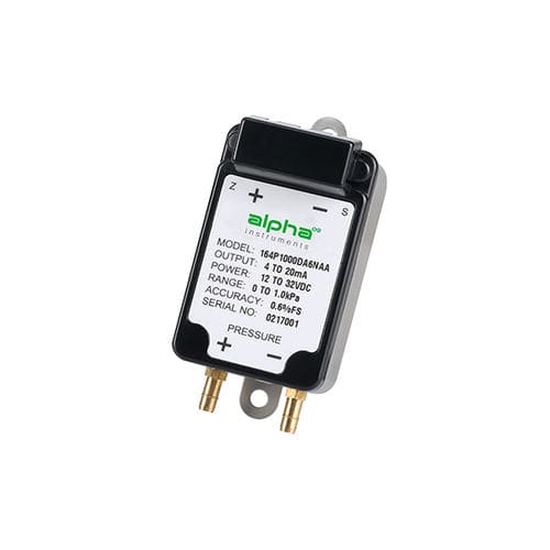 Differenzdruckaufnehmer - 164  - Alpha Instruments Company - 4-20 mA / Klemmleiste / 5 V DC