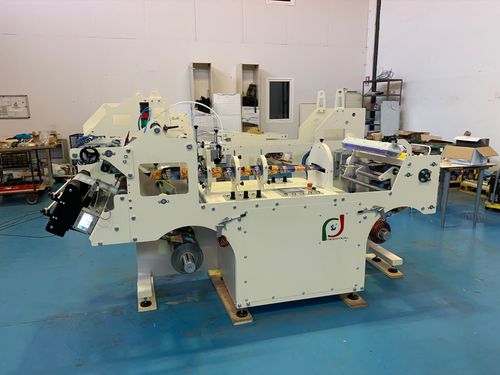 Schrumpfschlauch-Verschließmaschine / aus OPS - TBL - FADA ITALIA SRL - PET / PVC / mit Schmelzklebstoff-Applikator