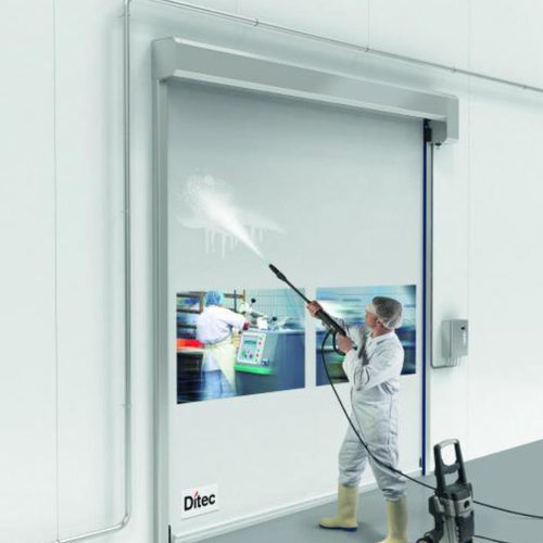 Rolltor - Soft Reset  - Ditec - Metall / PVC / für den Innenbereich