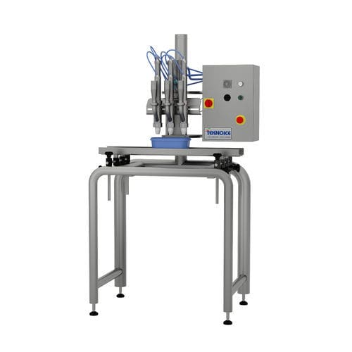 Füllmaschine für die Eiscremeproduktion - CF3 - TEKNOICE - halbautomatisch / Becher / Tablett