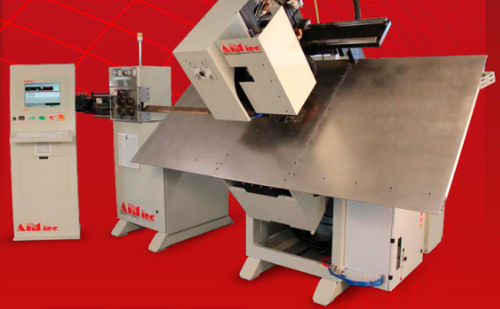 Elektrohydraulische Biegemaschine - AFM-2Dx-T - aim inc - elektrisch / Stange / für Draht