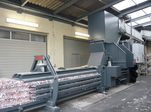 Ballenpresse für Karton - VK 6015  - HSM GmbH + Co. KG - für Papier / für Kunststoff / für Müll