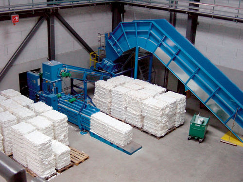 Ballenpresse für Karton - VK 3008 - HSM GmbH + Co. KG - für Papier / für Kunststoff / horizontal