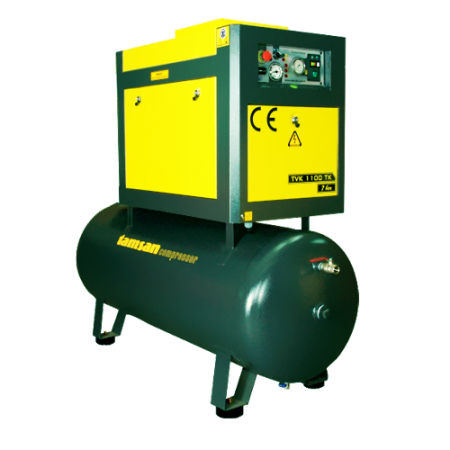 Schraubenkompressor - TVK 1100 T - tamsan compressor - Luft / mit Elektromotor / stationär