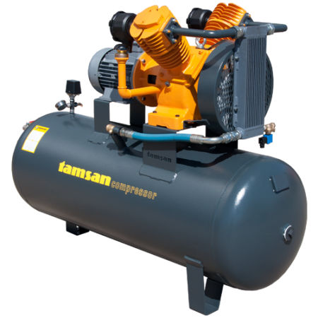 Kolbenkompressor - TAMKO 1500 Y - tamsan compressor - Luft / mit Elektromotor / stationär