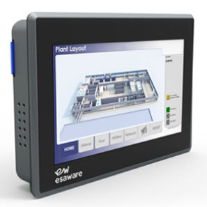 Web Pult / mit Touchscreen - EW10 series - ESA elettronica - TFT LCD / mit kapazitivem Touchscreen / 7"