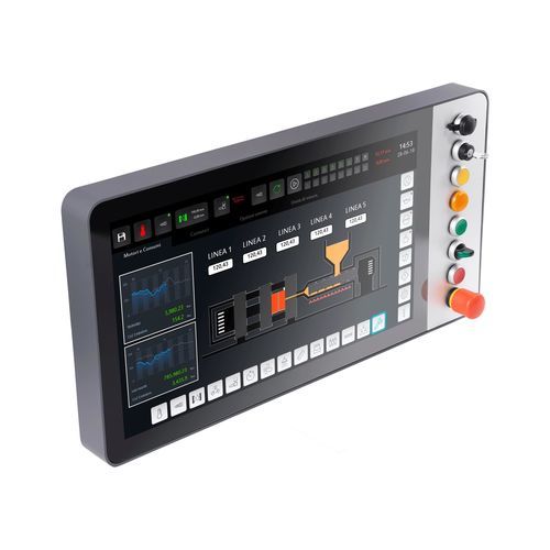 TFT-Monitor - ERGO series - ESA elettronica - kapazitive Projektionstechnologie / mit Multi-Touch-Screen / mit kapazitivem Touchscreen