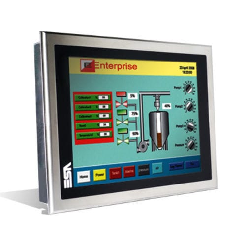 Widerstand-Touchscreen - XM7 series - ESA elettronica - 19" / 7" / 15"
