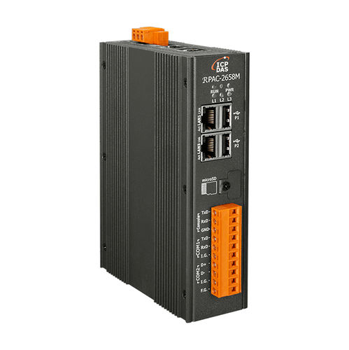 DIN-Schiene-PAC - RPAC-2658M - ICP-DAS - auf Ethernet-Netz / redundant / Echtzeit