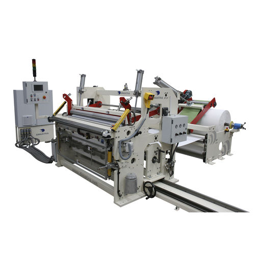 Automatischer Rollenschneider - Dimatra - für kleine Rollen / für Kunststofffolien