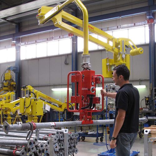 Pneumatischer Manipulator - DALMEC - mit Greifsystem / für Baustoffe / Umschlag