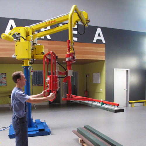 Pneumatischer Manipulator - DALMEC - mit Saugnapf / für Holz / für Baustoffe