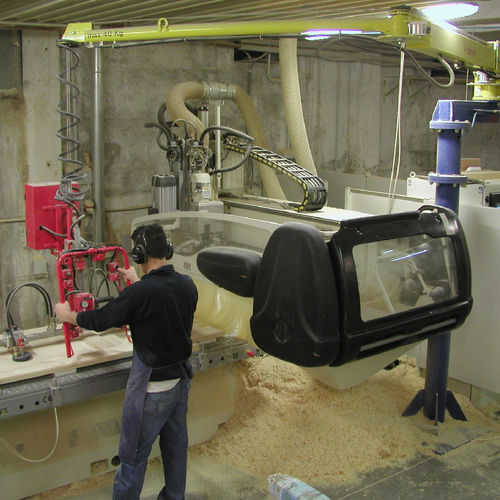 Pneumatischer Manipulator - DALMEC - mit Saugnapf / Umschlag / für Paneele