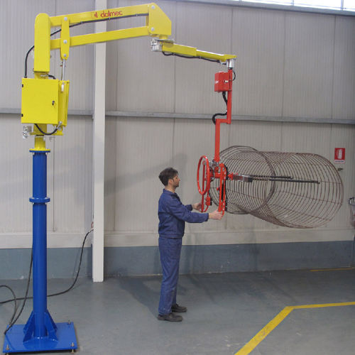 Pneumatischer Manipulator - DALMEC - Gabel / für Baustoffe / Umschlag