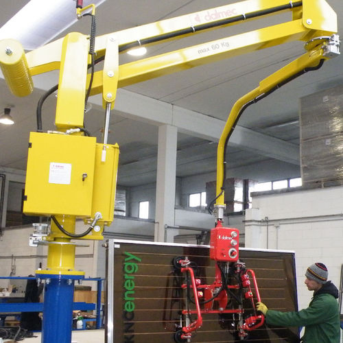 Manipulator für Solarpanel - DALMEC - pneumatisch / mit Vakuum / mit Saugnapf