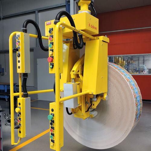 Manipulator für Papierrollen - DALMEC - pneumatisch / mit Greifsystem / Umschlag