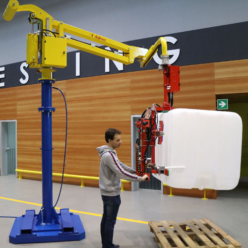 Manipulator für Container - DALMEC - pneumatisch / mit Greifsystem / mit Saugnapf