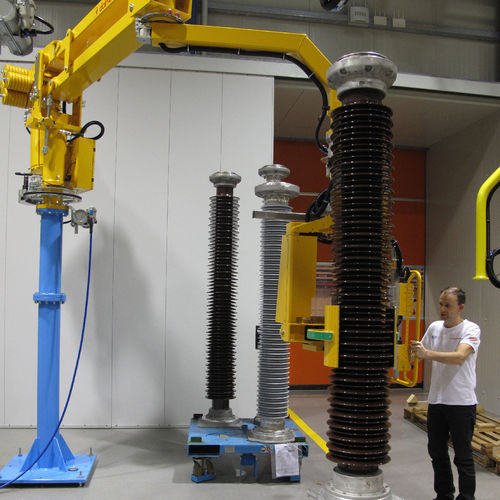 Manipulator für elektromechanische Arbeiten - DALMEC - pneumatisch / mit Greifsystem / zum Anheben