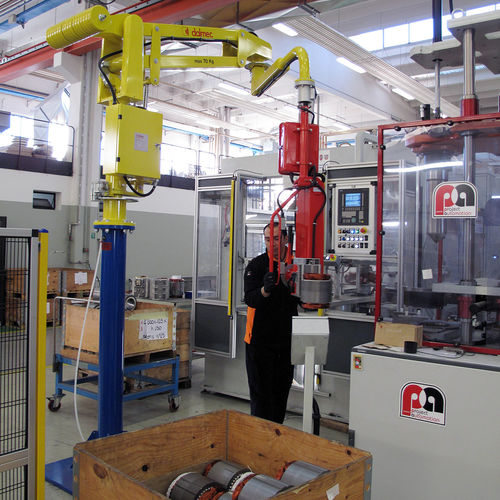 Manipulator für elektromechanische Arbeiten - DALMEC - pneumatisch / mit Greifsystem / Umschlag